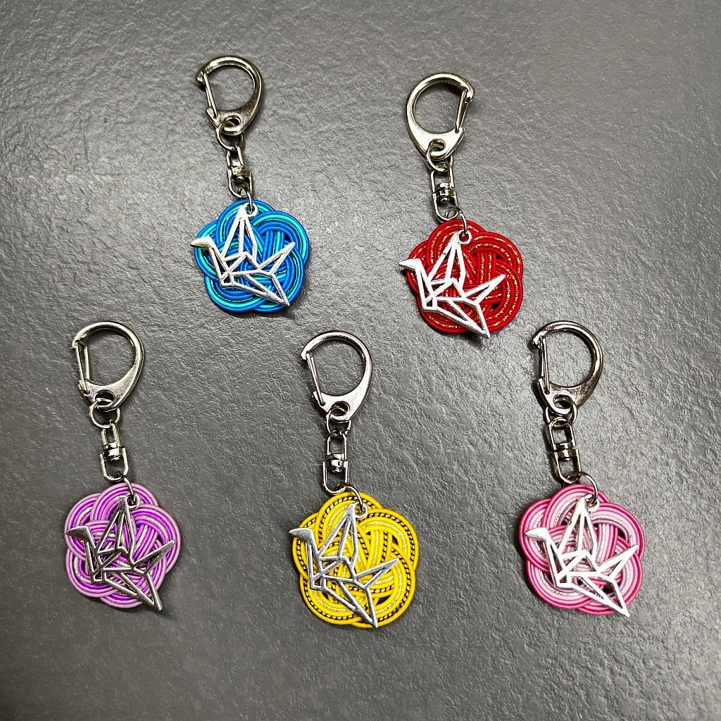 mizuhiki přívěsek ORIZURU ume mix